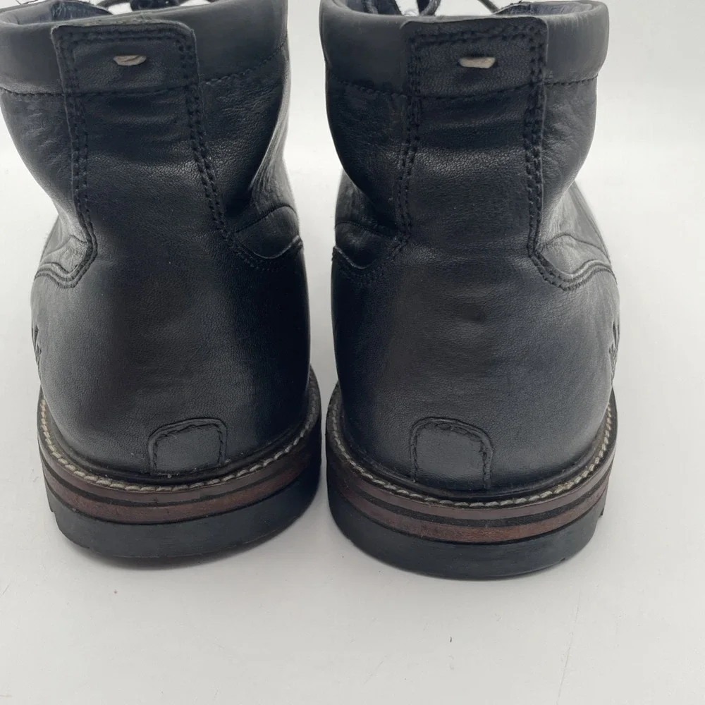 COLE HAAN Nathan Black Leather‎ Chukka Boots C30633 Men's Size 12 M